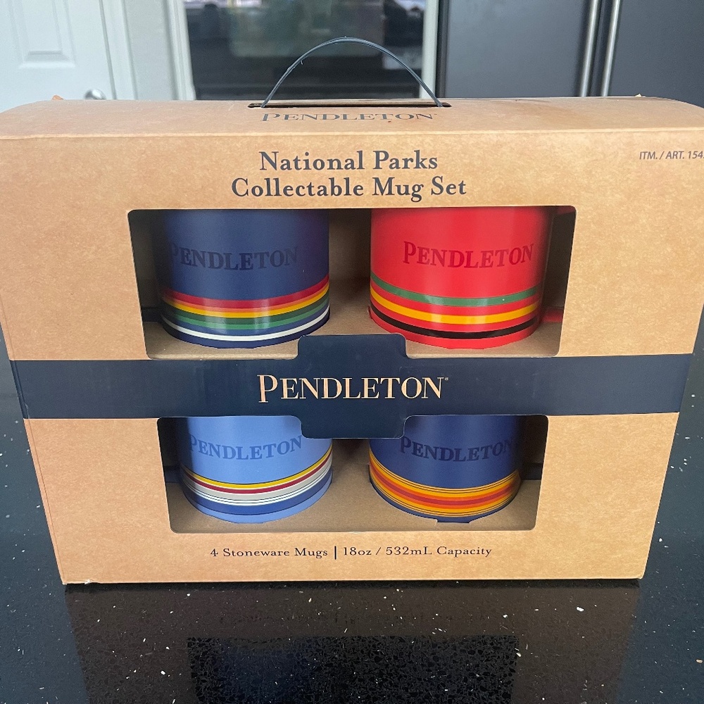Pendleton National Parks Mugs ~  Set of Four